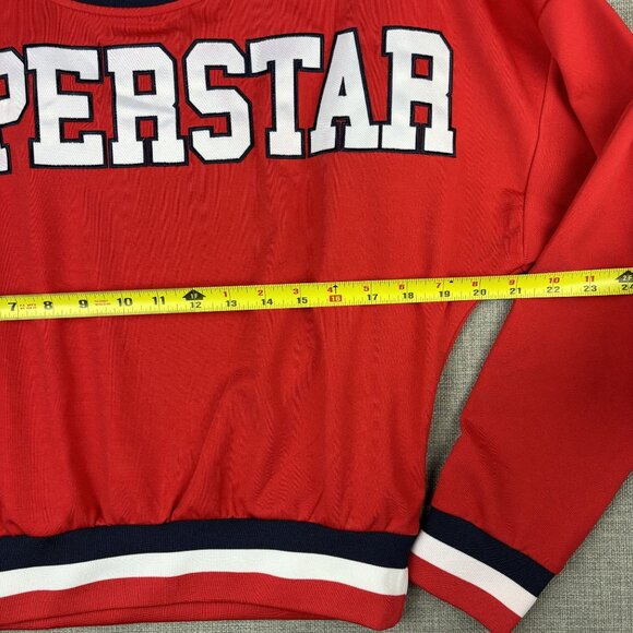 Kitty Kat Red Superstar Womens Sweatshirt Size Medium Cotton & Polyester. - Picture 3 of 12